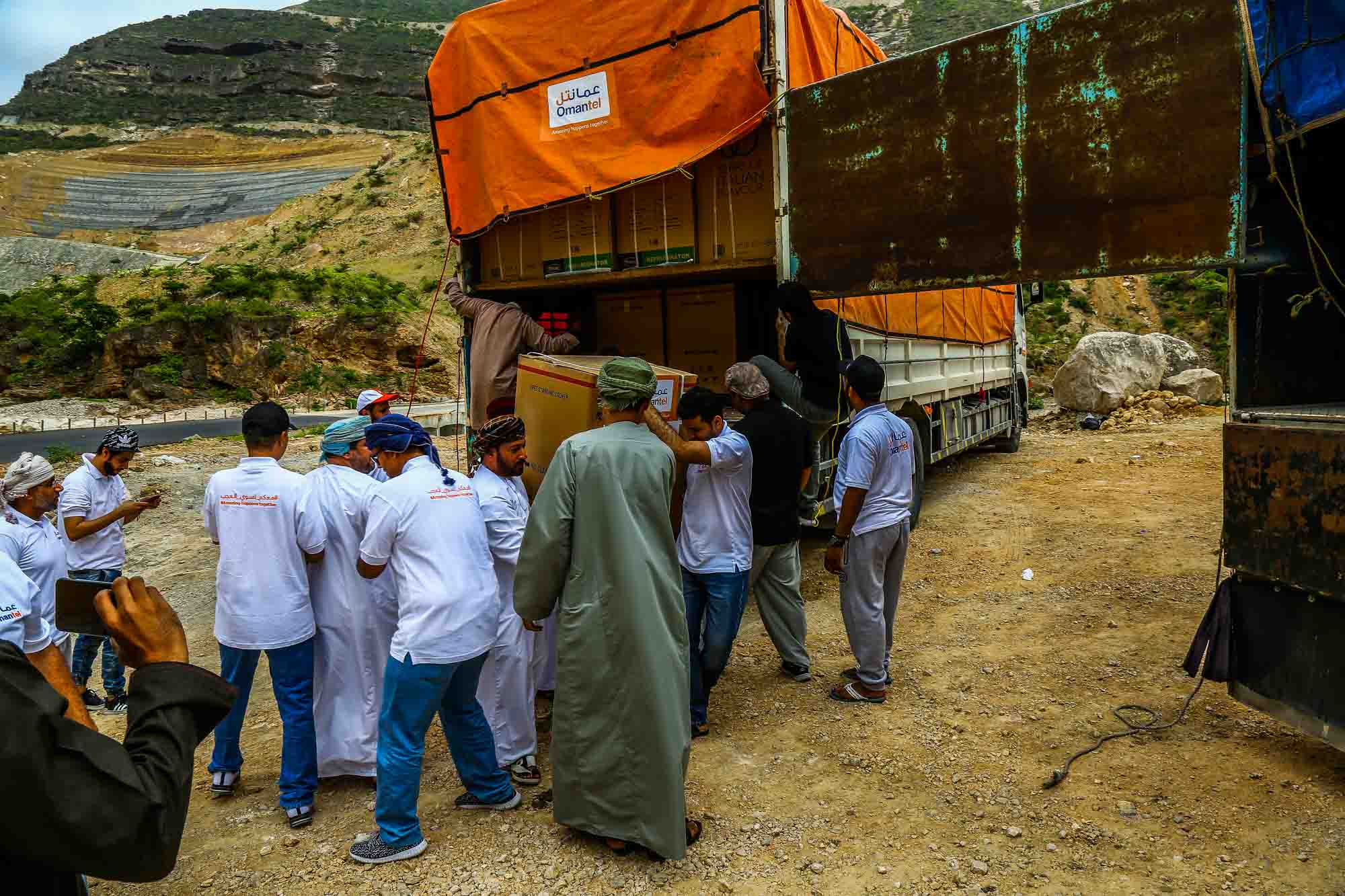 Mekunu cyclone relief campaign